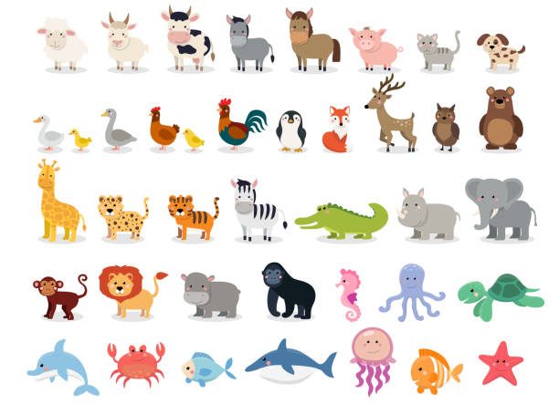 1,068,682 Cartoon Animals Illustrations &amp; Clip Art - iStock